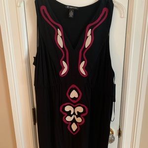 INC cotton casual shift dress